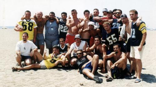 Ege Üniversitesi Amerikan Futbolu Takımı Gümüldür'deki Ege Üniversitesi Sosyal Tesislerinde (1992)